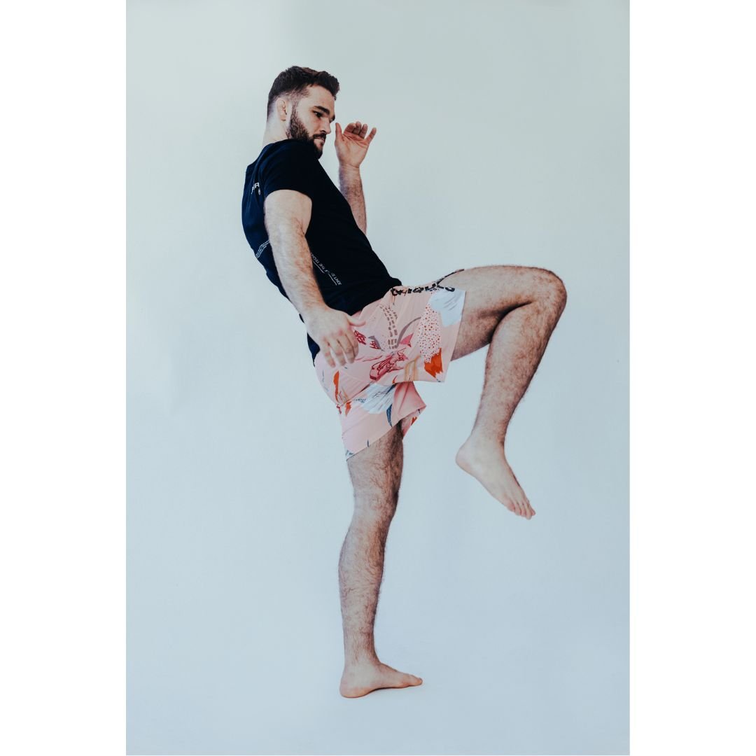 Floral MMA Shorts - Techniques