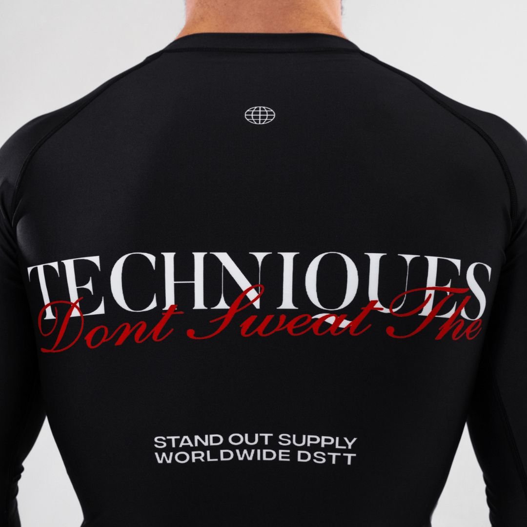 Global Dimensions Rash Guard - Techniques