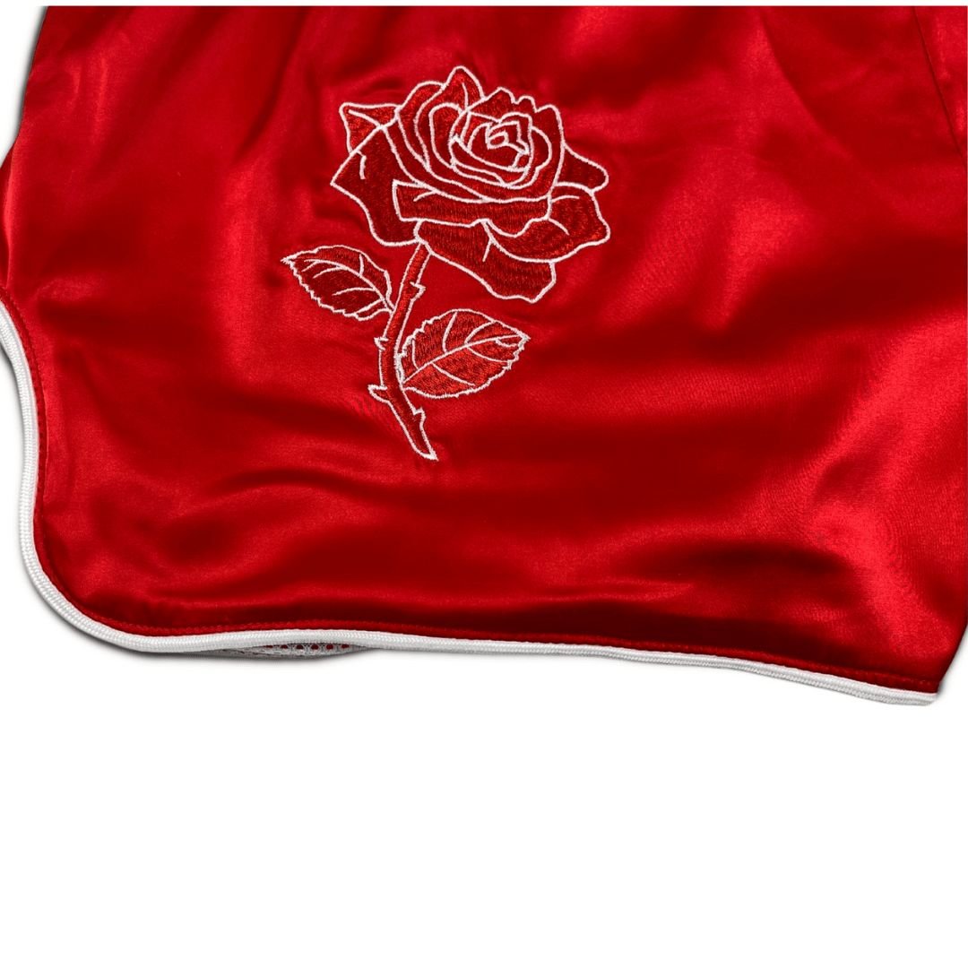 Rosé Retro Muay Thai Shorts - Techniques