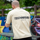 Beige Techniques Oversized T-Shirt