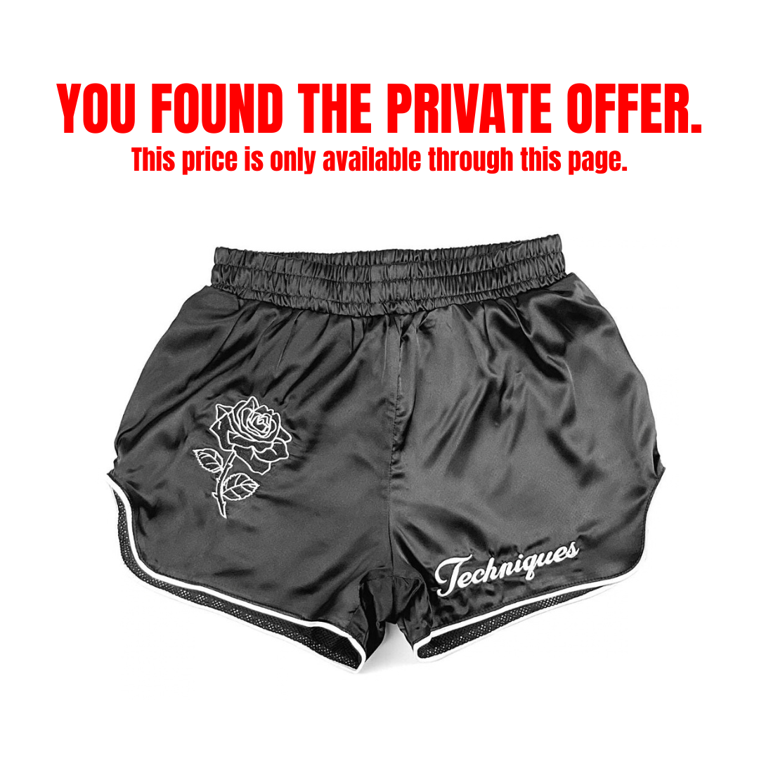 Rose Retro Muay Thai Shorts