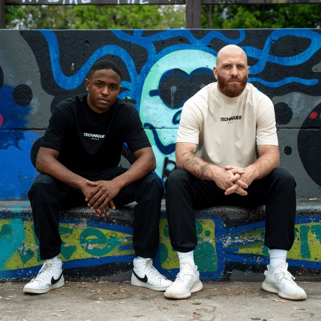 Black Techniques Oversized T-Shirt