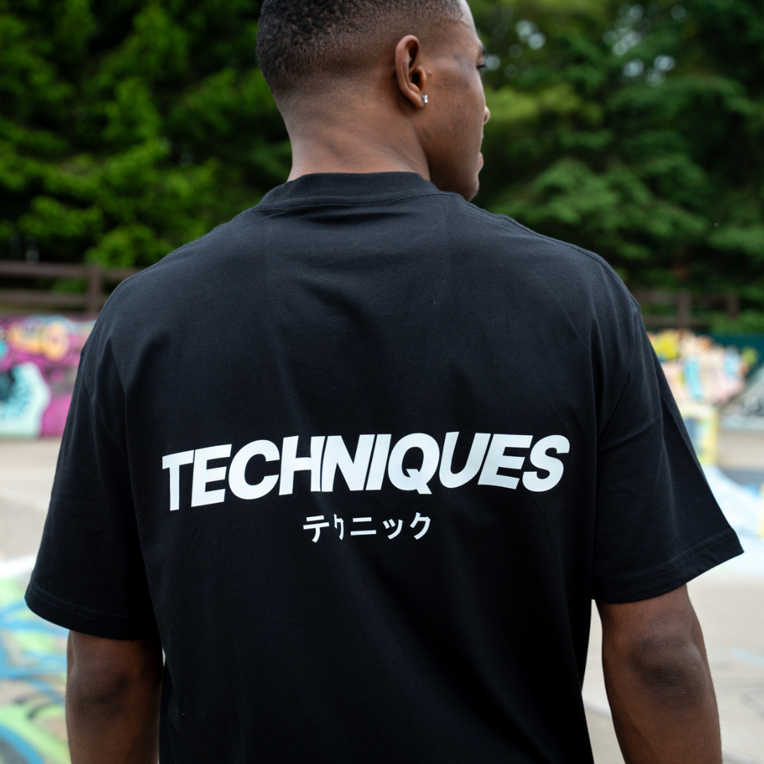 Black Techniques Oversized T-Shirt