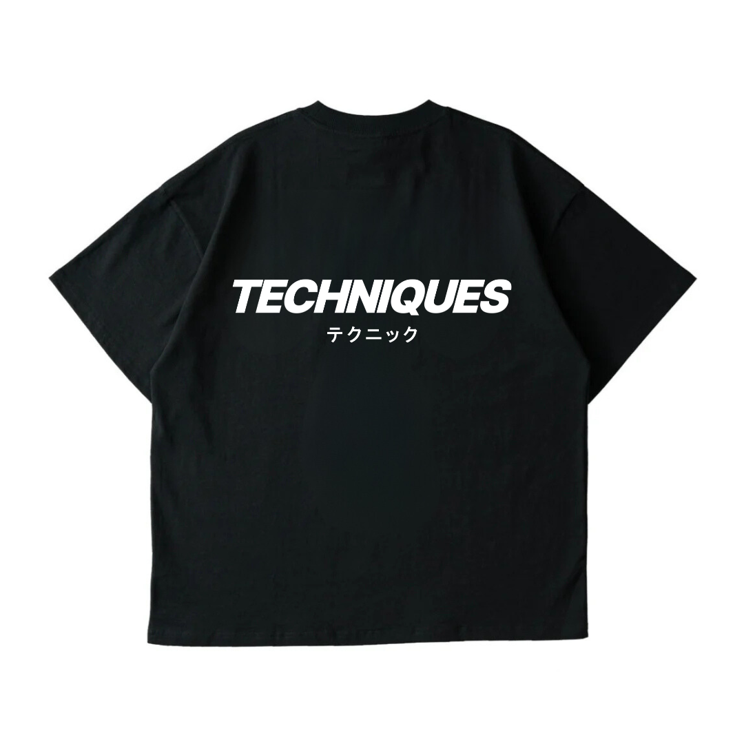 Black Techniques Oversized T-Shirt