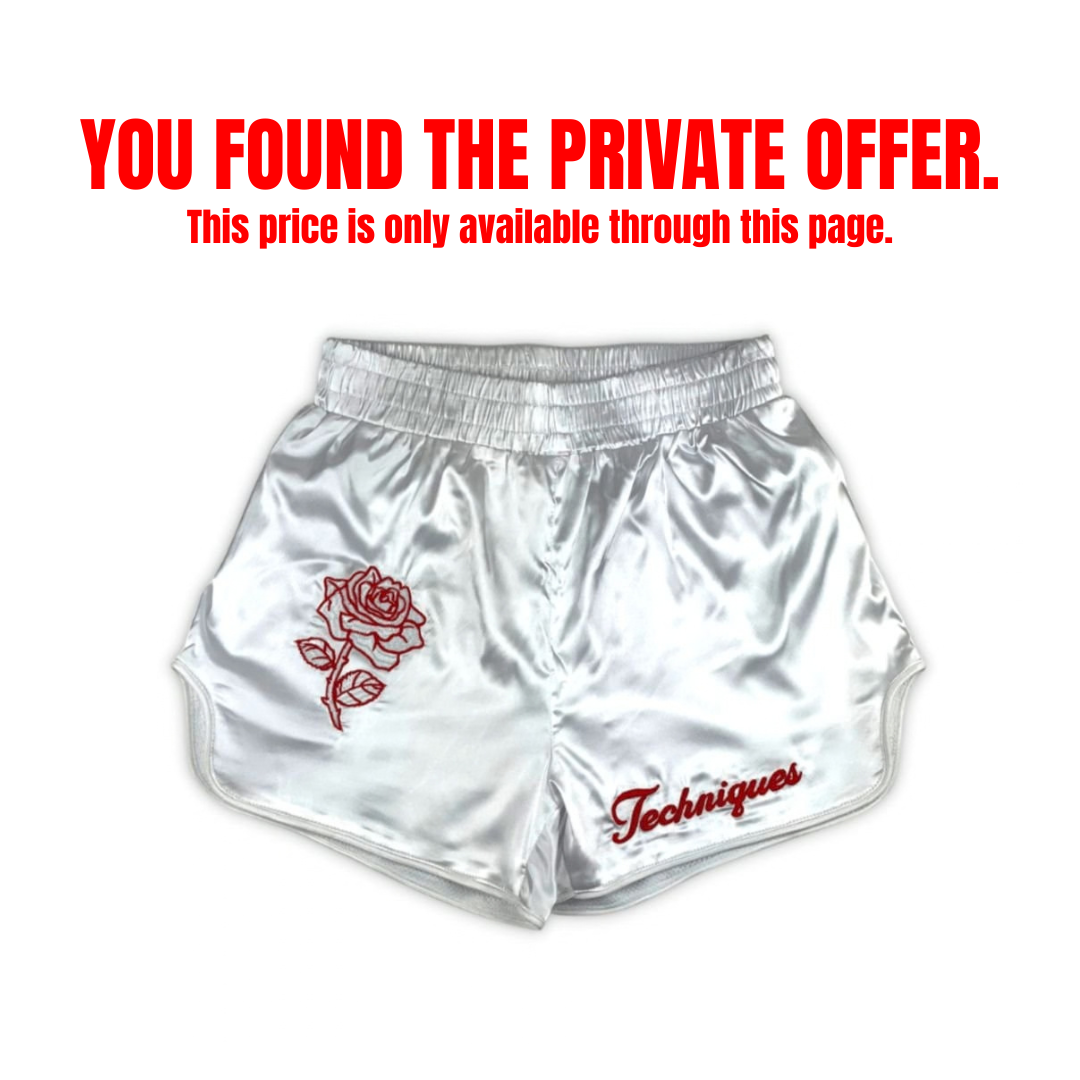 Rose Retro Muay Thai Shorts