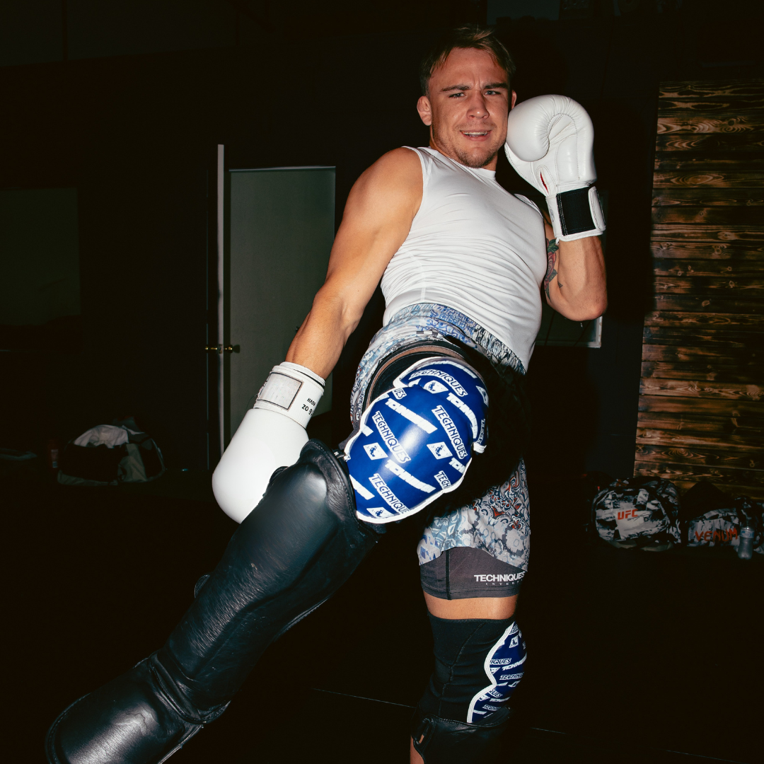 Combat Blue Knee Guards