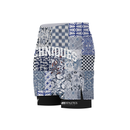 Combat Blue 2 in 1 MMA Shorts