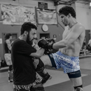 Combat Blue 2 in 1 MMA Shorts