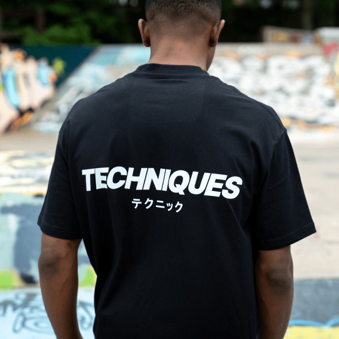 Black Techniques Oversized T-Shirt