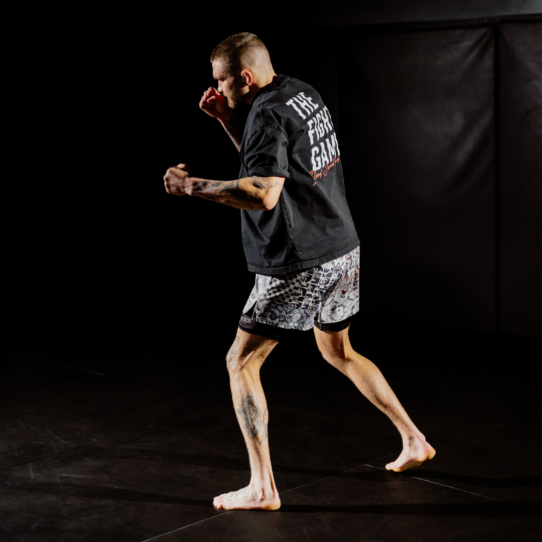 Combat Blue 2 in 1 MMA Shorts
