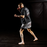 Combat Blue 2 in 1 MMA Shorts