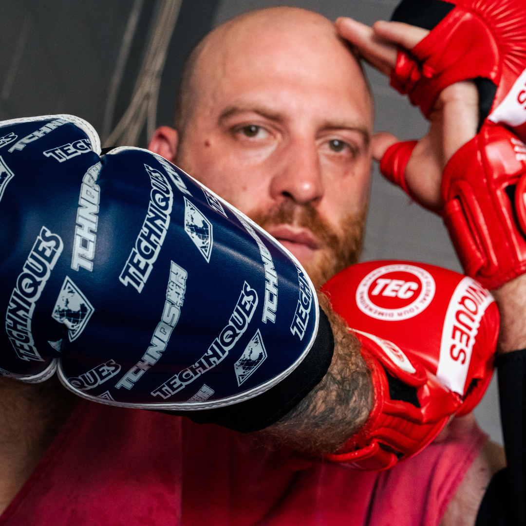 Combat Blue Elbow Guards
