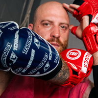 Combat Blue Elbow Guards