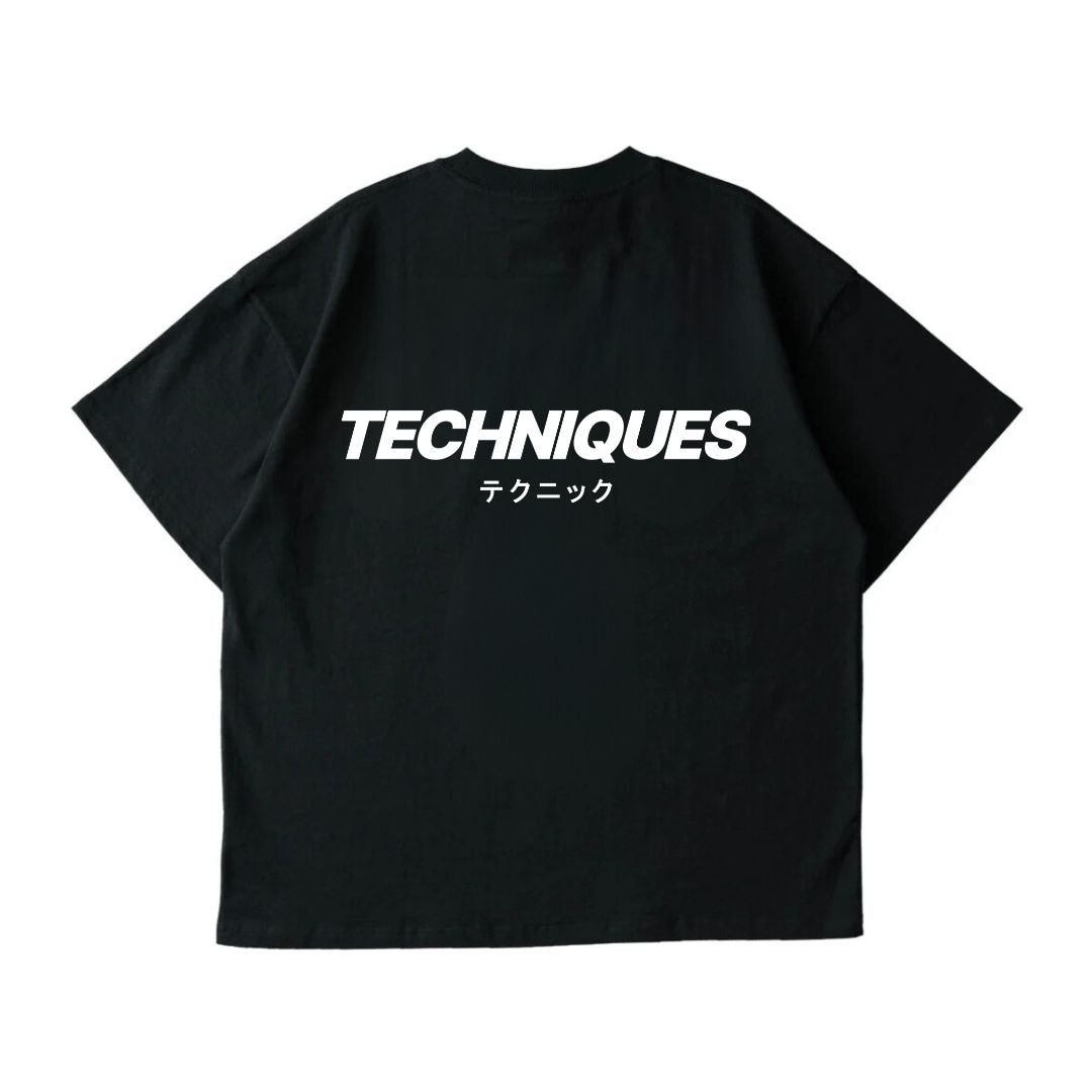 Black Techniques Oversized T-Shirt
