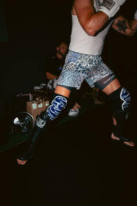 Combat Blue 2 in 1 MMA Shorts