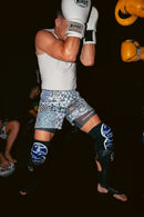 Combat Blue Knee Guards