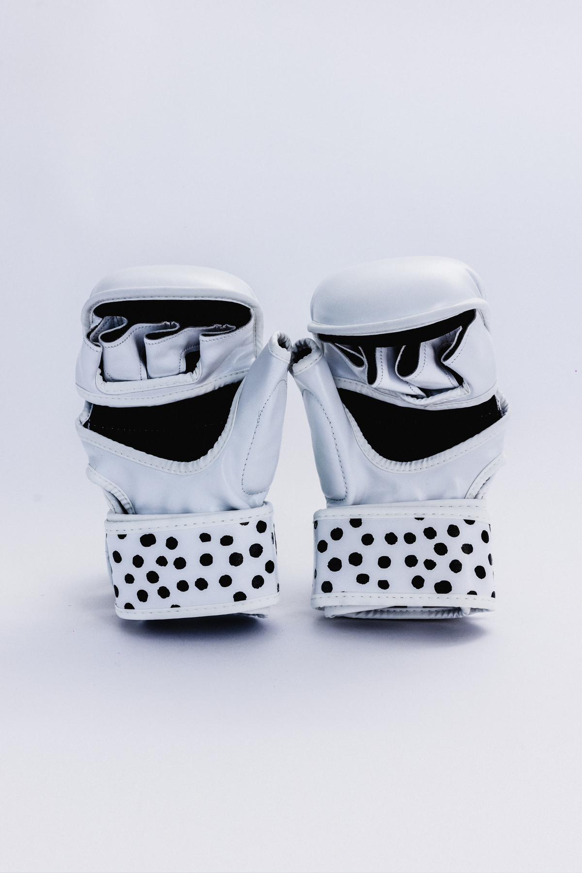 Polkadot Puffy MMA Gloves