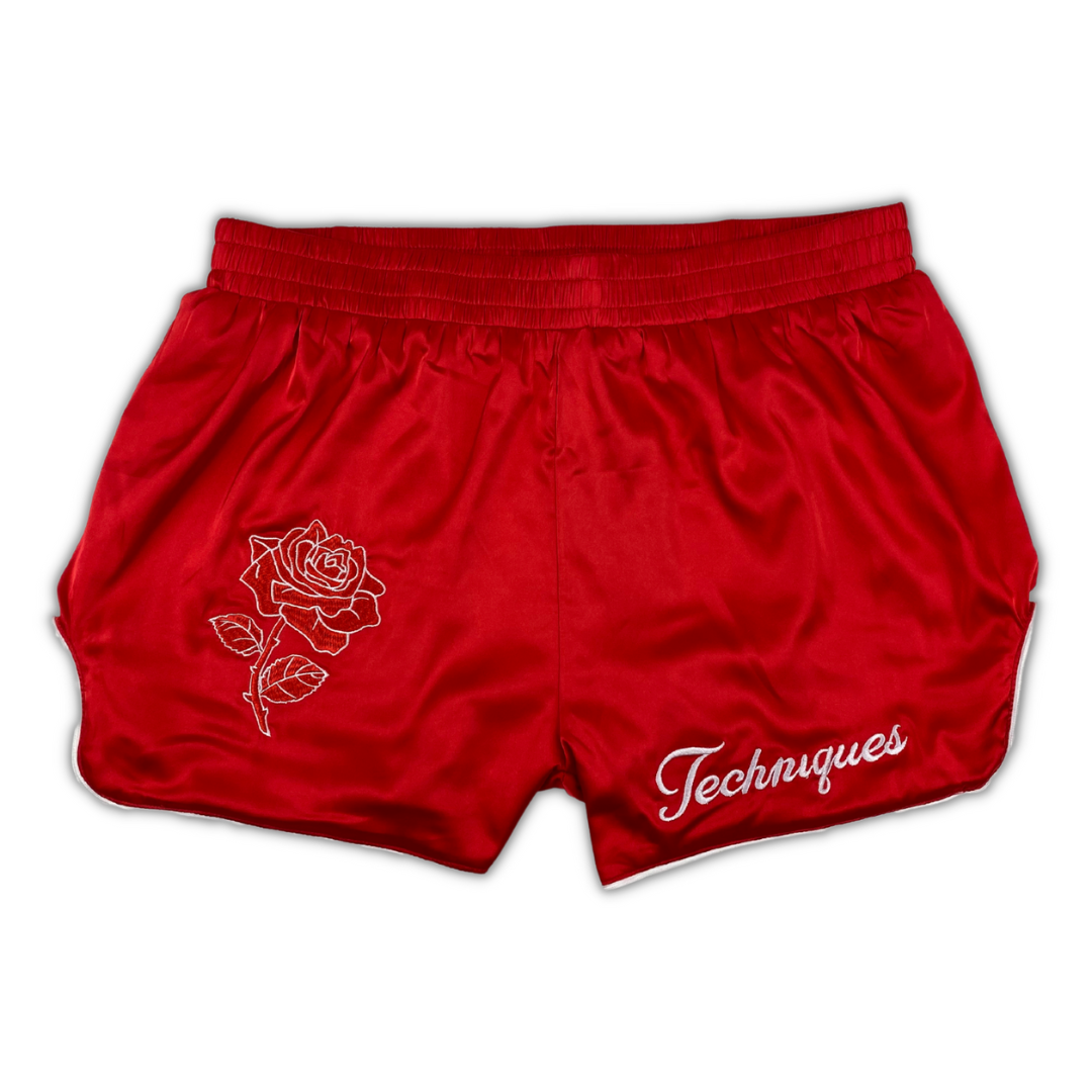 Techniques Rosé Retro Muay Thai Shorts